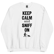 Load image into Gallery viewer, Keep Calm &amp; Sniff On Tracking Sweatshirts - Light
