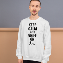 Load image into Gallery viewer, Keep Calm &amp; Sniff On Tracking Sweatshirts - Light
