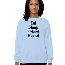 Load image into Gallery viewer, Eat Sleep Sheep Herd Repeat Sweatshirts - Light
