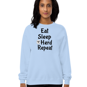 Eat Sleep Sheep Herd Repeat Sweatshirts - Light