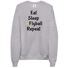 Load image into Gallery viewer, Eat Sleep Flyball Repeat Sweatshirts - Light
