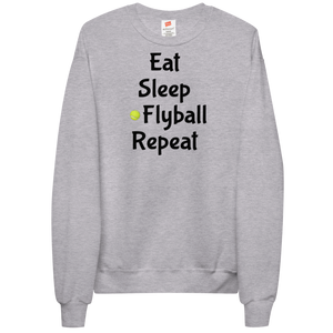Eat Sleep Flyball Repeat Sweatshirts - Light