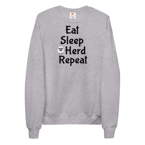 Eat Sleep Sheep Herd Repeat Sweatshirts - Light