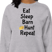 Load image into Gallery viewer, Eat Sleep Barn Hunt Repeat Sweatshirts - Light
