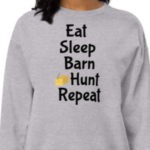 Eat Sleep Barn Hunt Repeat Sweatshirts - Light