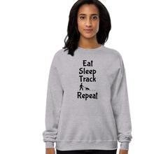 Load image into Gallery viewer, Eat, Sleep Track Repeat Sweatshirts - Light
