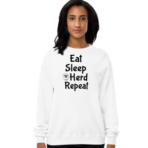 Eat Sleep Sheep Herd Repeat Sweatshirts - Light