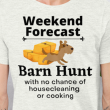 Load image into Gallery viewer, Barn Hunt Weekend Forecast T-Shirts - Light
