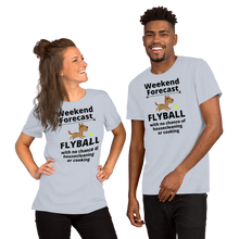 Load image into Gallery viewer, Flyball Weekend Forecast T-Shirts - Light
