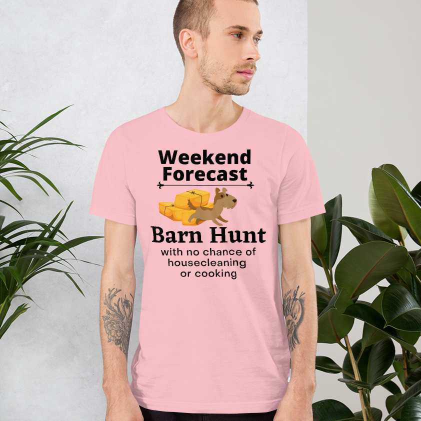 Barn Hunt Weekend Forecast T-Shirts - Light