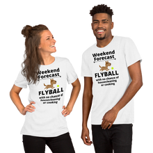Load image into Gallery viewer, Flyball Weekend Forecast T-Shirts - Light
