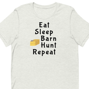 Eat Sleep Barn Hunt Repeat T-Shirts - Light