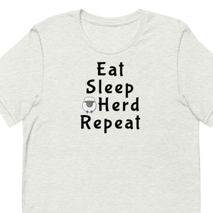 Eat Sleep Sheep Herd Repeat T-Shirt - Light