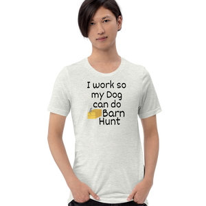 I Work so my Dog can do Barn Hunt T-Shirts - Light