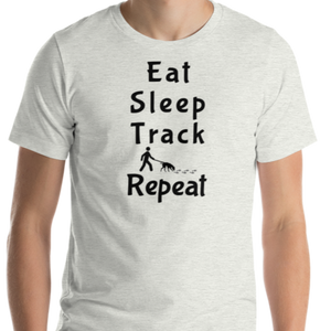 Eat Sleep Track Repeat T-Shirts - Light