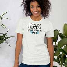 Load image into Gallery viewer, Bestest Dock Diving Dog T-Shirts - Light
