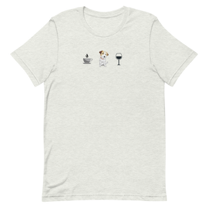 Cris B - Coffee, Russell Terrier, & Wine T-Shirts - Light