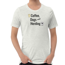 Load image into Gallery viewer, Coffee, Dogs &amp; Sheep Herding T-Shirts - Light
