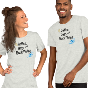 Coffee, Dogs & Dock Diving T-Shirts - Light