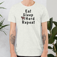 Load image into Gallery viewer, Eat, Sleep, Cattle Herd, Repeat T-Shirts - Light
