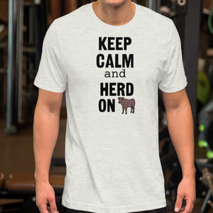 Keep Calm and Cattle Herd On T-Shirts - Light
