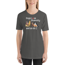 Load image into Gallery viewer, Dogs Love Diversity T-Shirts - Dark
