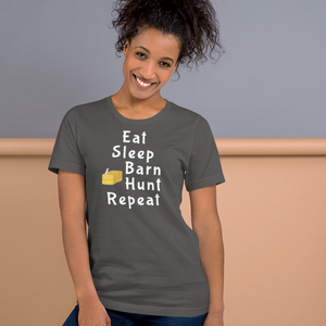 Eat Sleep Barn Hunt Repeat T-Shirts - Dark