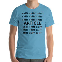 Load image into Gallery viewer, Sniff Sniff Article Tracking T-Shirts- Light
