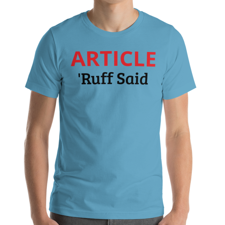 Ruff Article Tracking T-Shirts - Light