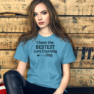 Bestest Lure Coursing Dog T-Shirt - Light