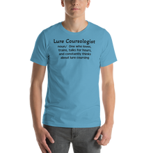 Load image into Gallery viewer, Dog Lure Course &quot;Lurecoursologist&quot; T-Shirts - Light
