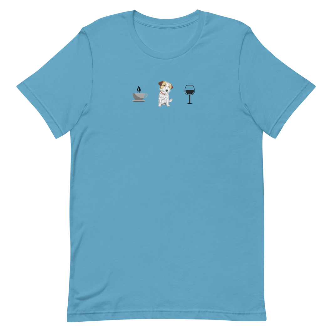 Cris B - Coffee, Russell Terrier, & Wine T-Shirts - Light