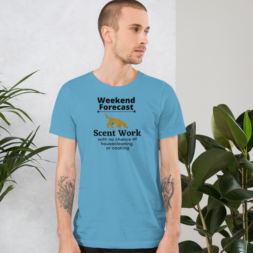 Scent Work Weekend Forecast T-Shirts - Light