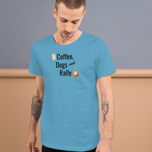 Load image into Gallery viewer, Coffee, Dogs &amp; Rally T-Shirts - Light
