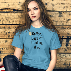 Coffee, Dogs & Tracking T-Shirts - Light