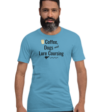 Load image into Gallery viewer, Coffee, Dogs &amp; Lure Coursing T-Shirts - Light
