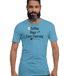 Coffee, Dogs & Lure Coursing T-Shirts - Light