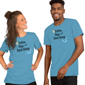 Coffee, Dogs & Dock Diving T-Shirts - Light