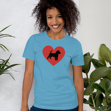 Load image into Gallery viewer, Russell Terrier in Heart T-Shirts - Light
