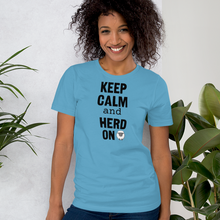 Load image into Gallery viewer, Keep Calm &amp; Sheep Herd On T-Shirts - Light
