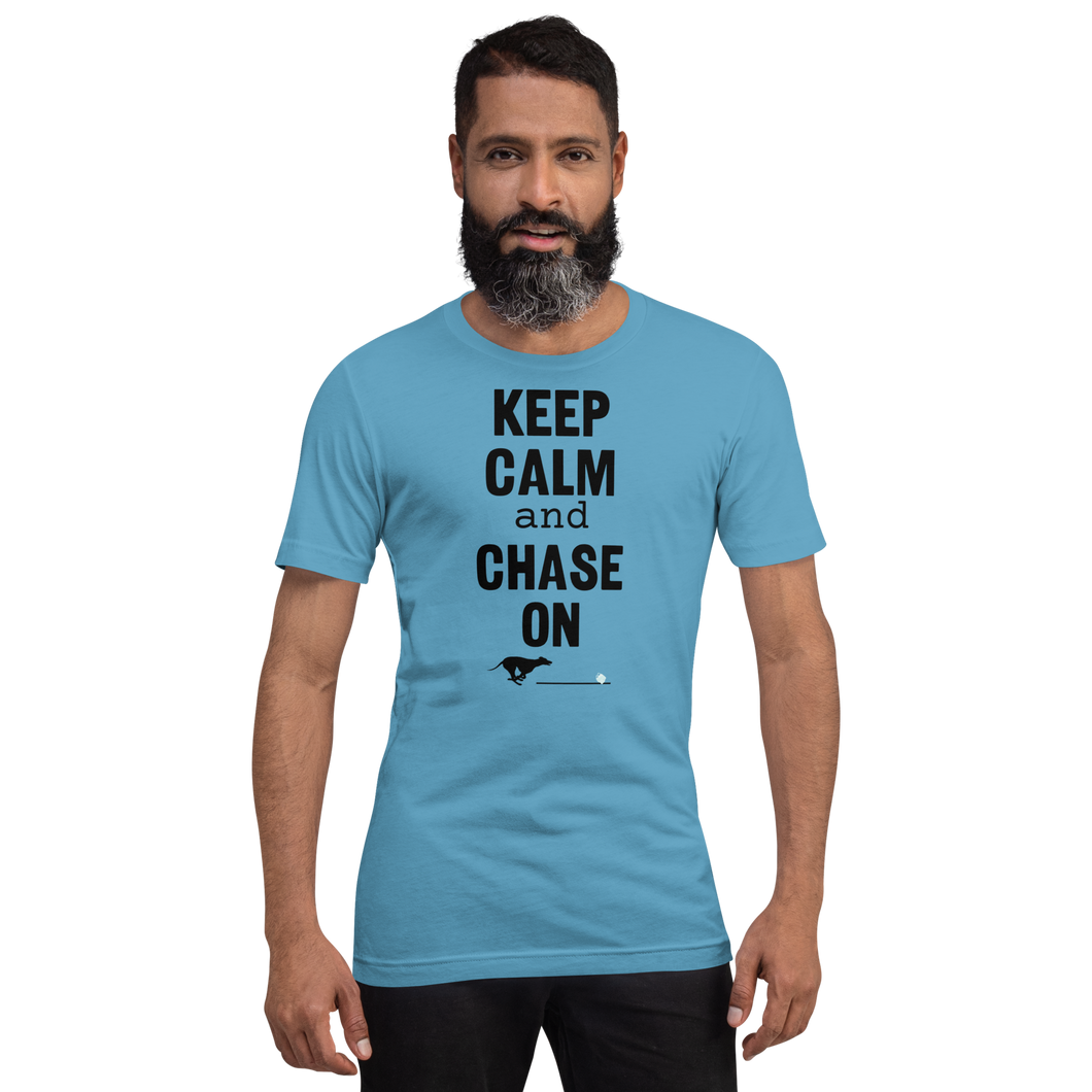 Keep Calm & Chase On Fast CAT T-Shirts - Light