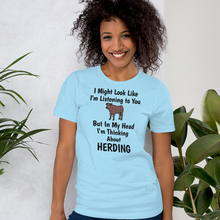 Load image into Gallery viewer, I&#39;m Thinking About Cattle Herding T-Shirts - Light
