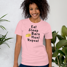 Load image into Gallery viewer, Eat Sleep Barn Hunt Repeat T-Shirts - Light
