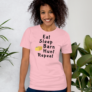 Eat Sleep Barn Hunt Repeat T-Shirts - Light