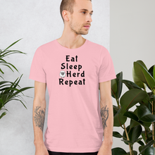 Load image into Gallery viewer, Eat Sleep Sheep Herd Repeat T-Shirt - Light
