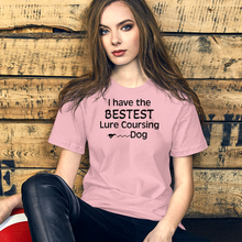 Load image into Gallery viewer, Bestest Lure Coursing Dog T-Shirt - Light
