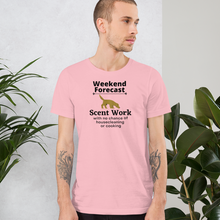 Load image into Gallery viewer, Scent Work Weekend Forecast T-Shirts - Light
