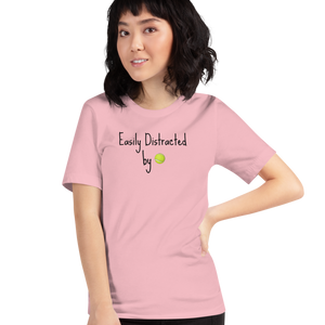 Easily Distracted by Flyball/ Tennis Balls T-Shirts - Light