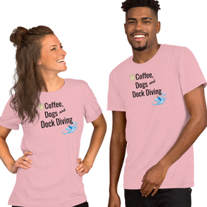 Coffee, Dogs & Dock Diving T-Shirts - Light