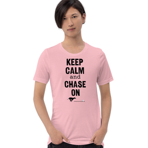 Keep Calm & Chase On Lure Coursing T-Shirts - Light